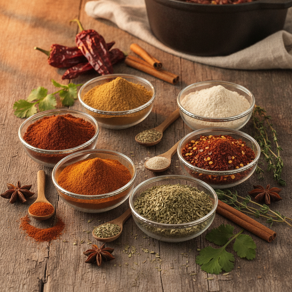 spices for keto chili recipe
