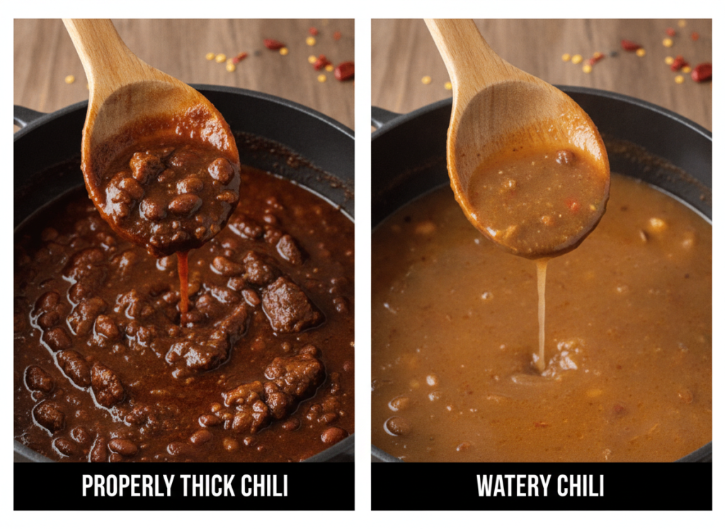 thick versus thin chili consistency comparison