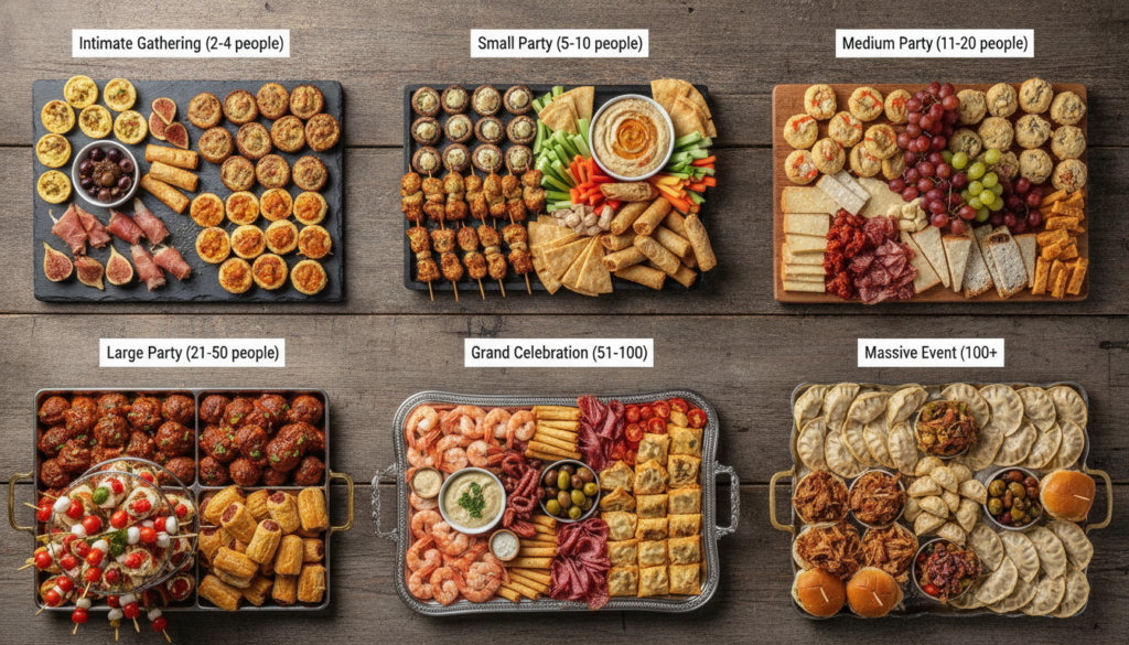 various serving platters with different portion sizes various serving platters with different portion sizes
